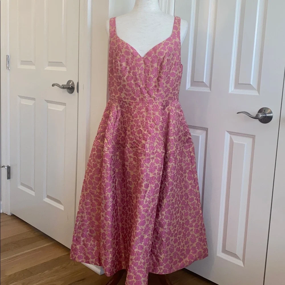 JILL JILL STUART Pink Floral Sweetheart Dress size 14 - Picture 2 of 14